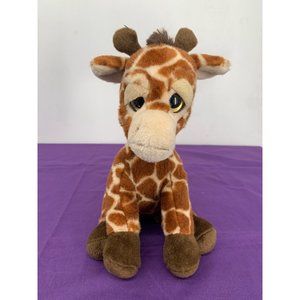 Giraffe 8 inch plush from Go Retail Group Brown Cream with brown feet & mane